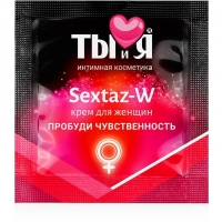 Возбуждающий крем для женщин Sextaz-W одноразовая упаковка,4 г (в упаковке 5 шт)