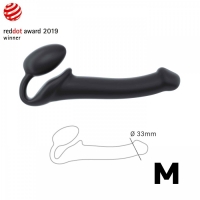 Гибкий страпон Strap-on-me Semi-Realistic (M)