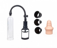 Вакуумная мужская помпа с набором насадок