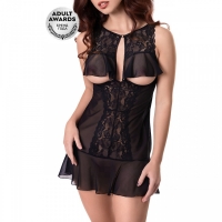 Комбинация «Erolanta Lingerie Collection» с открытой грудью