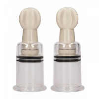 Малые вакуумные помпы для груди «OUCH Black Small Transparent»