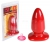 Большая анальная втулка RED BOY LINE LARGE BUTT PLUG