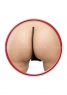 Си-стринги черные XL с мини-вибратором STRAPLESS THONG