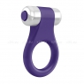 Эрекционное кольцо OVO с вибрацией фиолетовый