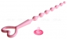Розовый стимулятор ануса Love Beads
