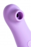 Вакуумно-волновой стимулятор клитора фиолетовый (10 режимов)