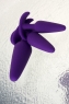 Набор из 3-х силиконовых анальных втулок для ношения фиолетовые