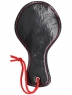 Черная БДСМ хлопалка с маской PentHouse