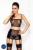 Полупрозрачный эротический комплект PASSION SAYLA SET SM