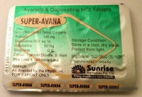 Super Avana средство для улучшения мужской половой активности (Avanafil 100 mg + Dapoxetine 60 mg) 4 табл.